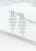 ENVY Silver Long Link Earring